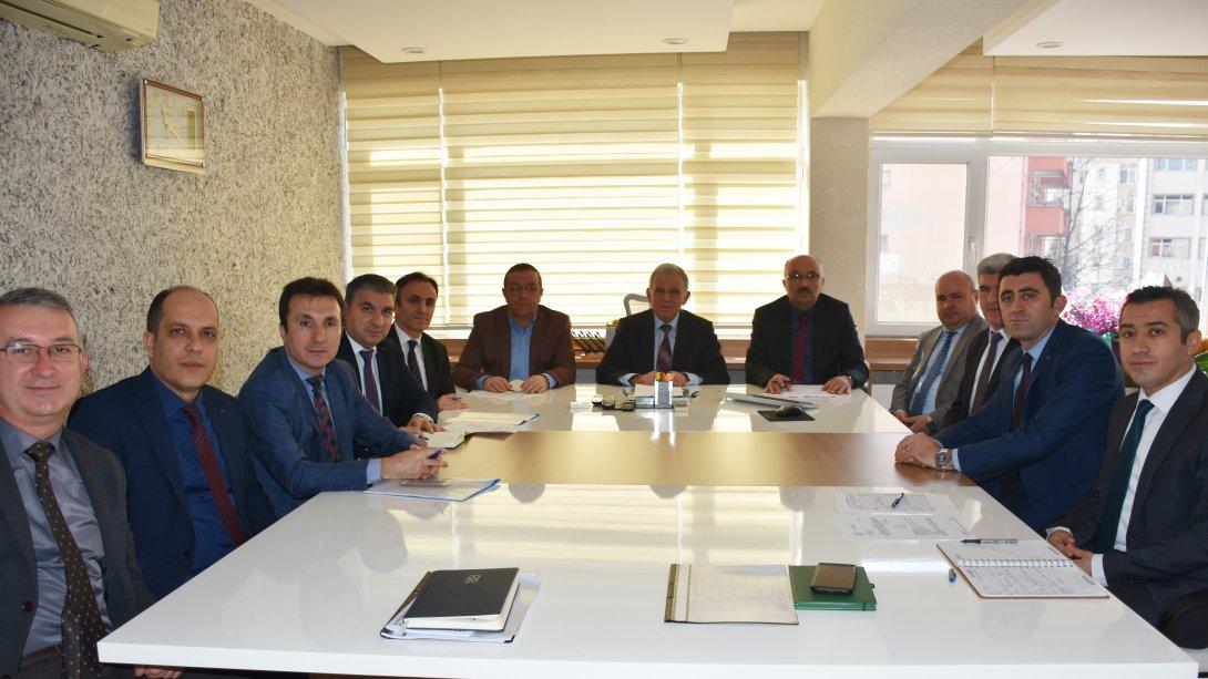 MTSK Bulunan İlçe Milli Eğitim Müdürleri ve Şube Müdürleri ile İstişare Toplantısı