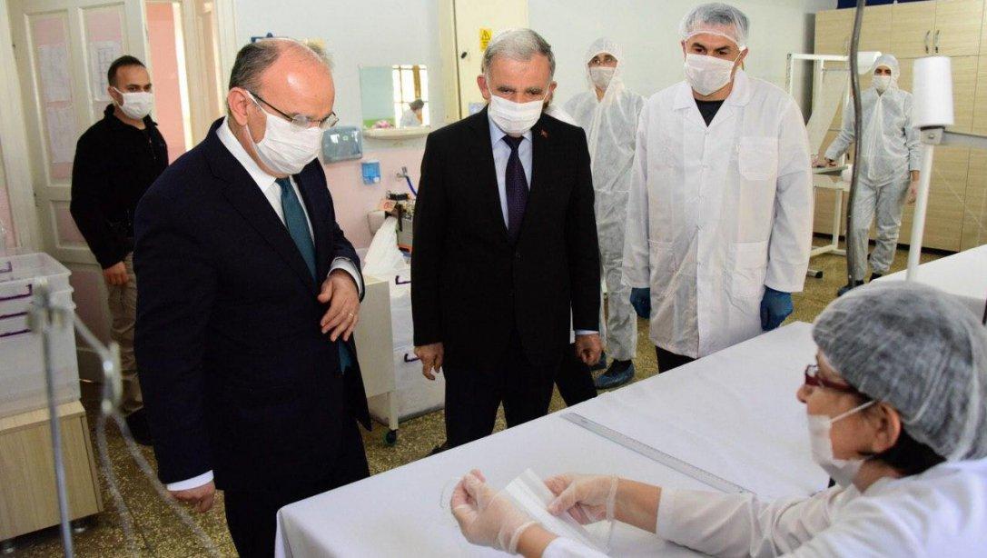 Meslek Lisemizde Maske Üretimine Başladık