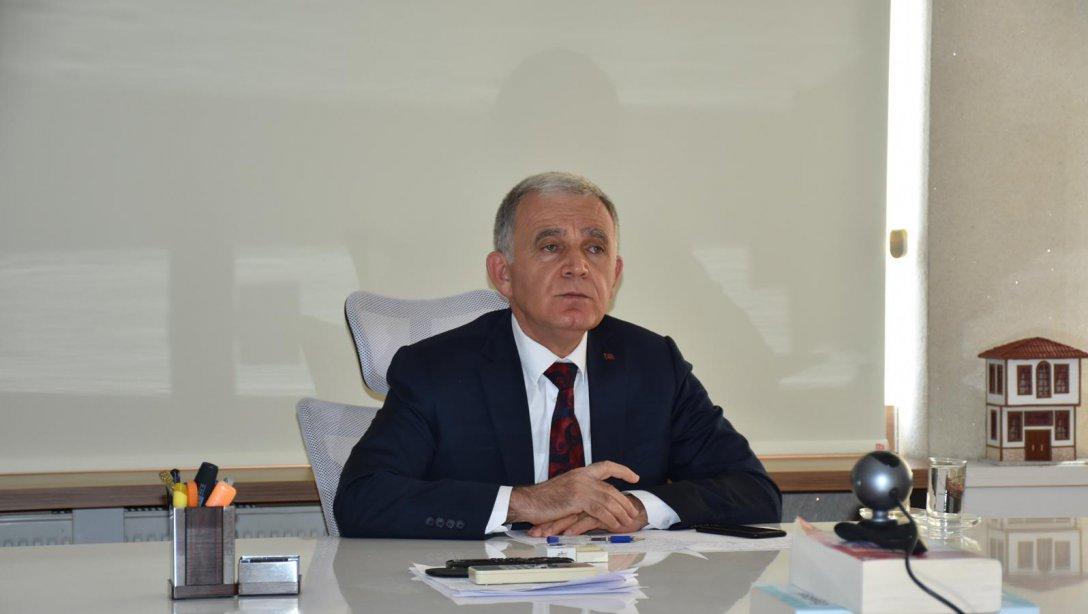 MİLLİ EĞİTİM BAKANIMIZ SAYIN ZİYA SELÇUK İLE BİRLİKTE TELEKONFERANS TOPLANTISI YAPILDI