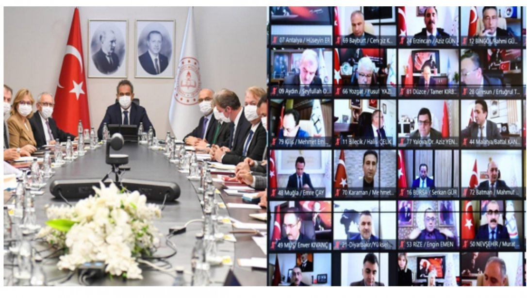 Millî Eğitim Bakanımız Sayın Mahmut ÖZER Başkanlığında 81 İl Müdürü ile Toplantı Gerçekleştirildi.