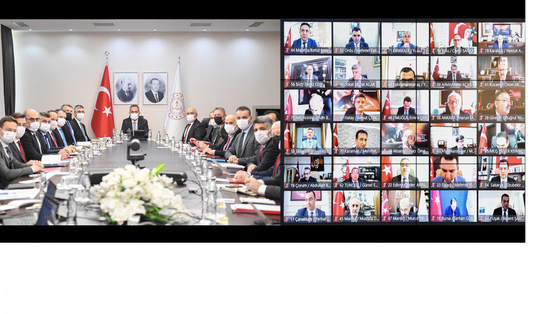 Millî Eğitim Bakanımız Sayın Mahmut ÖZER Başkanlığında 81 İl Müdürü ile 