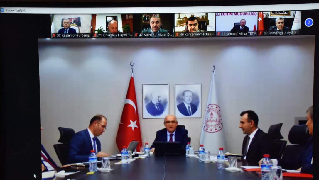 Bakan Yardımcımız Sayın Sadri ŞENSOY Başkanlığında 81 İl Müdürü ile Toplantı Gerçekleştirildi