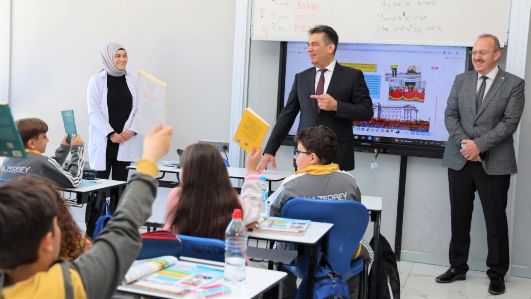 İl Millî Eğitim Müdürümüz Sayın Hasan Gümüş Hazerbey Koleji Öğrencilerimizle Buluştu
