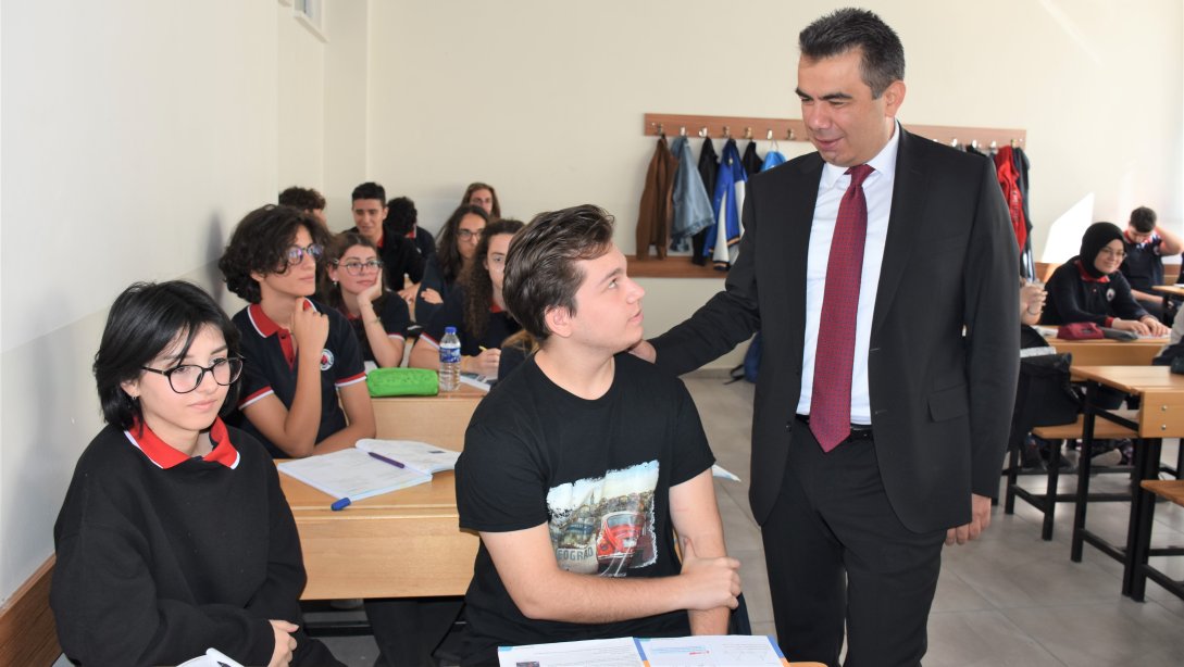 İl Millî Eğitim Müdürümüz Sayın Hasan GÜMÜŞ Mustafa Kaya Anadolu Lisesi Öğrencileriyle Buluştu