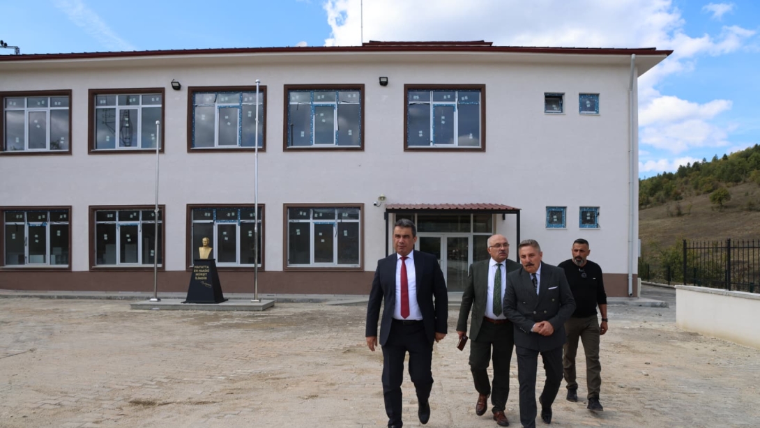 İl Millî Eğitim Müdürümüz Hasan Gümüş Yeni Yapılan Anaokulu Binasını Yerinde İnceledi